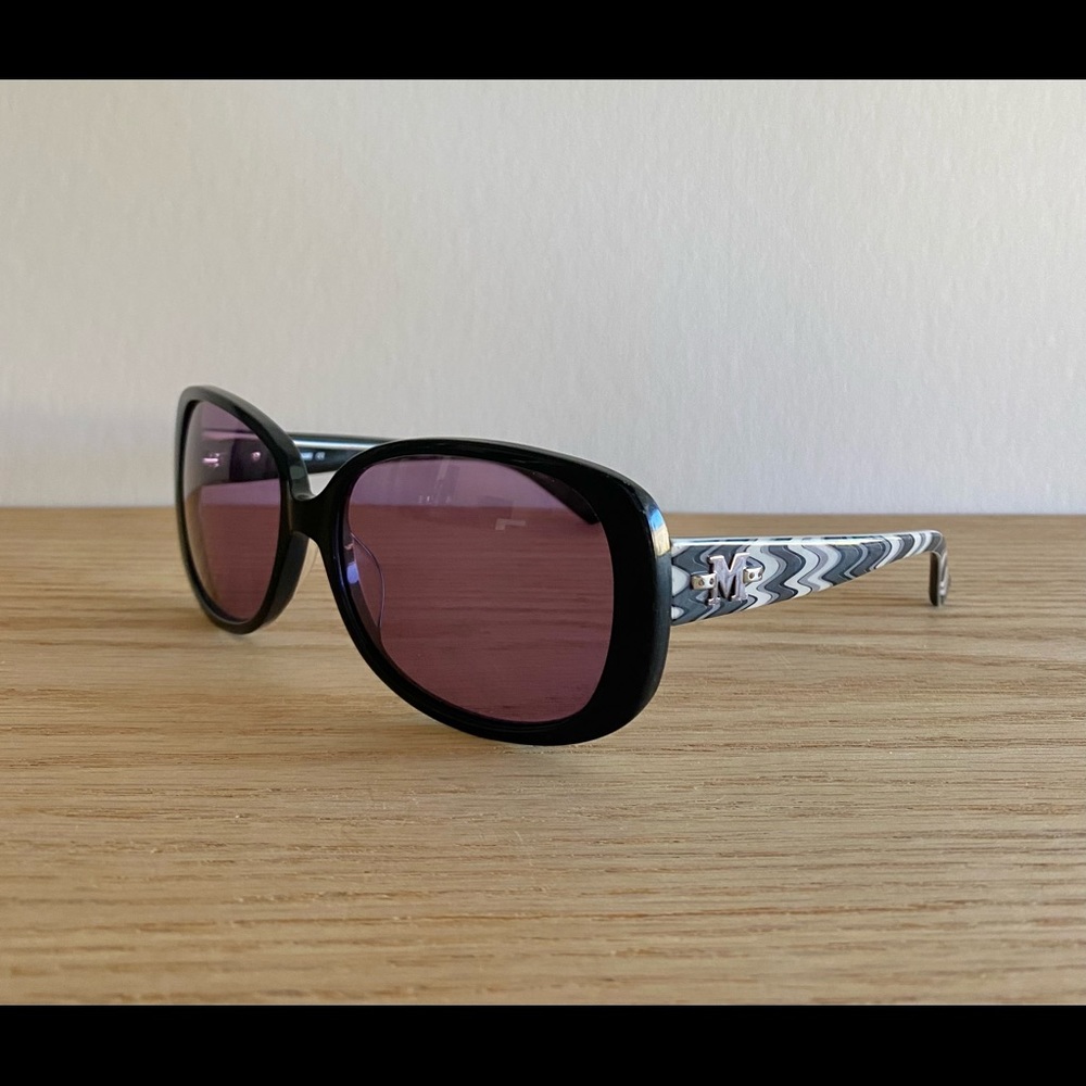 Missoni MM 501 black and grey pattern sunglasses